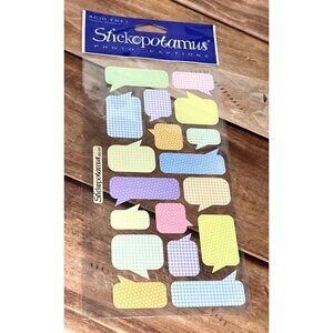 SP-BU-03 Stickopotamus BUBBLE PATTERN PHOTO CAPTIONS FOR JOURNALING & SCRAPBOOK